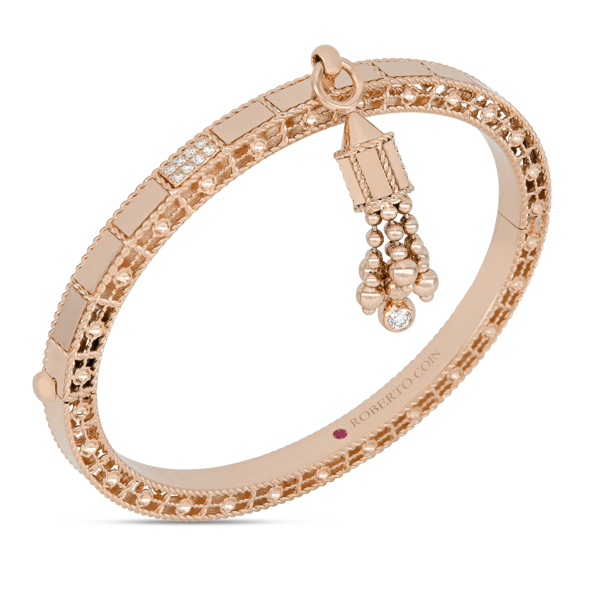 ART DECO BANGLE WITH DIAMONDS