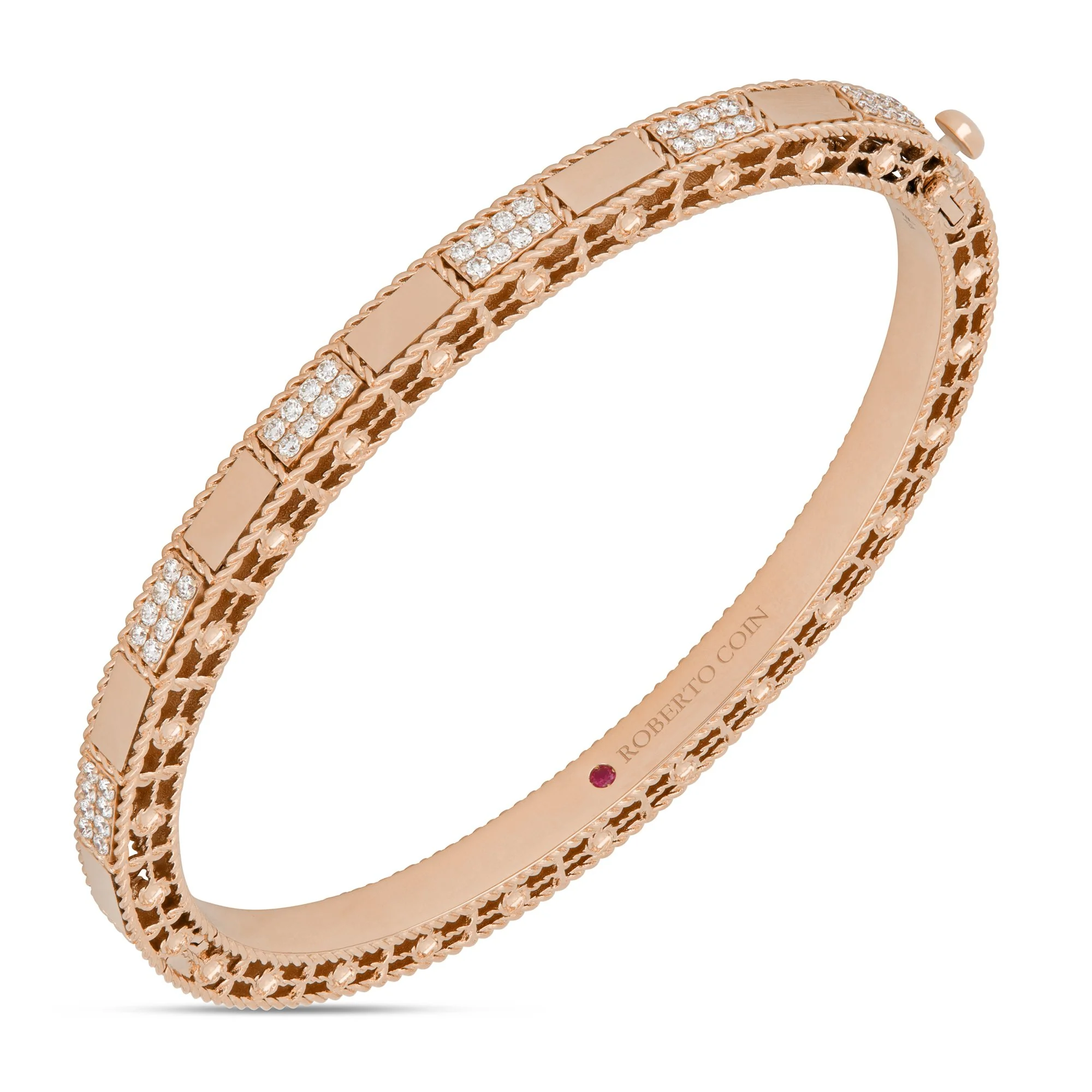 ART DECO BANGLE WITH DIAMONDS