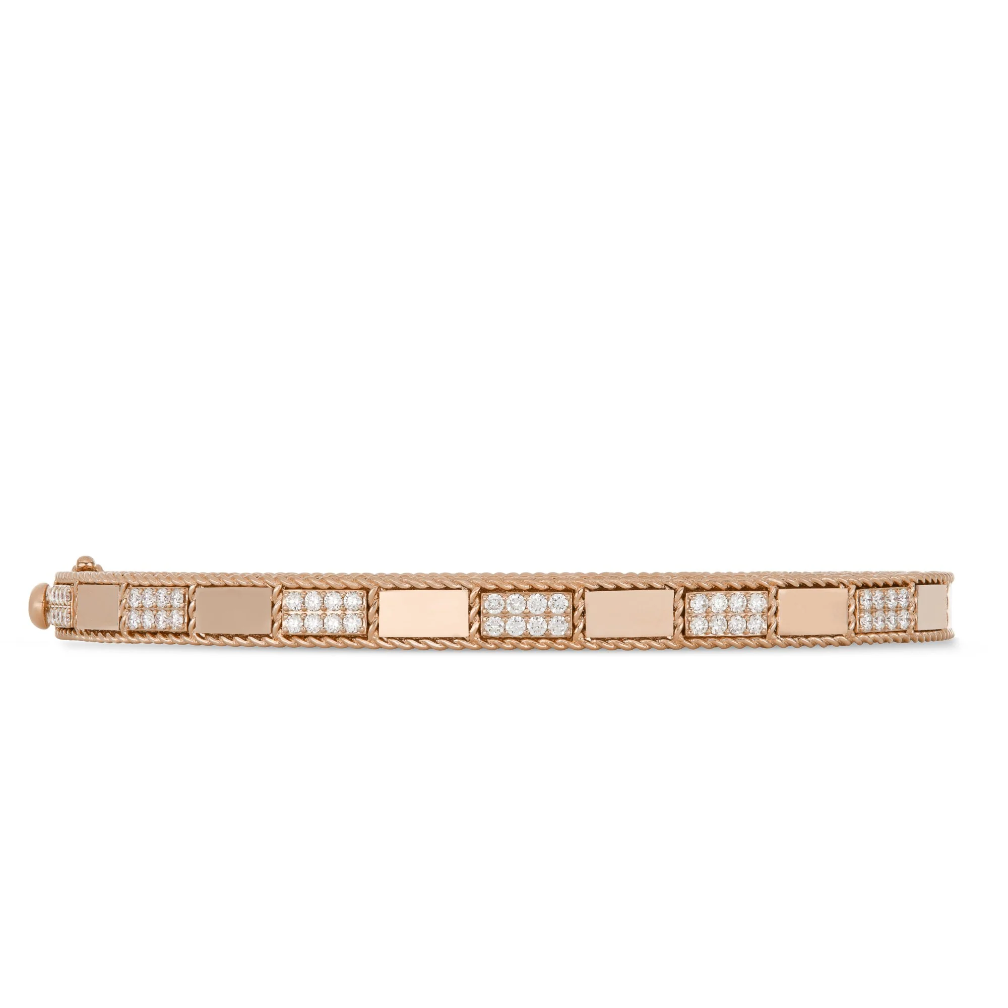 ART DECO BANGLE WITH DIAMONDS - Image 2