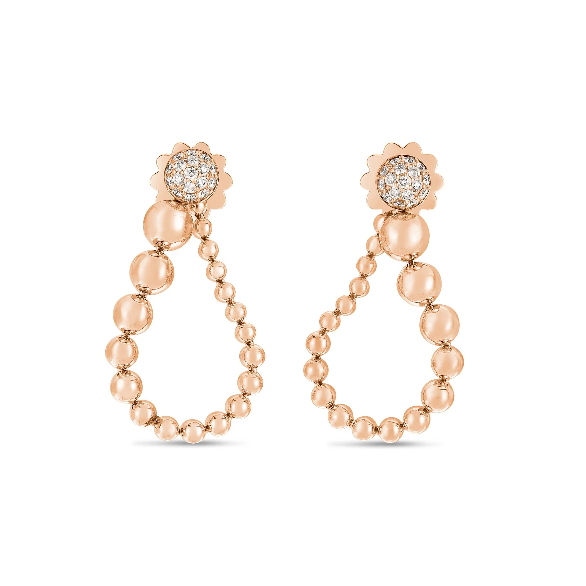 ART DECO EARRINGS WITH DIAMONDS - Image 2