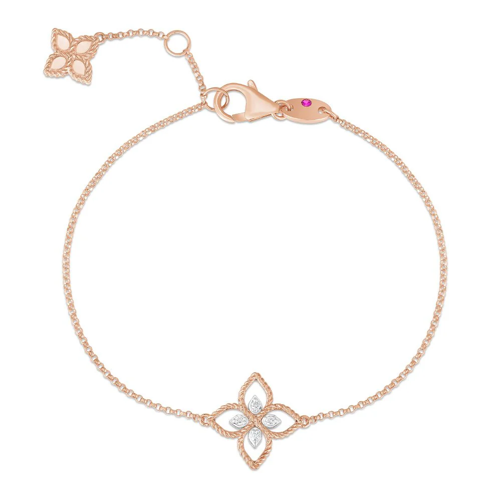 DESERT FLOWER BRACELET WITH DIAMONDS - Image 3