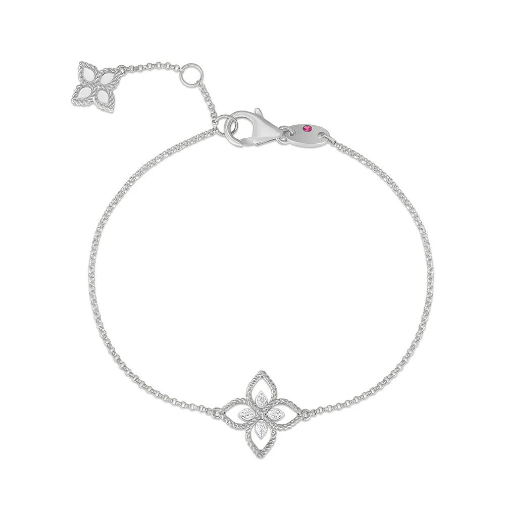 DESERT FLOWER BRACELET WITH DIAMONDS - Image 4