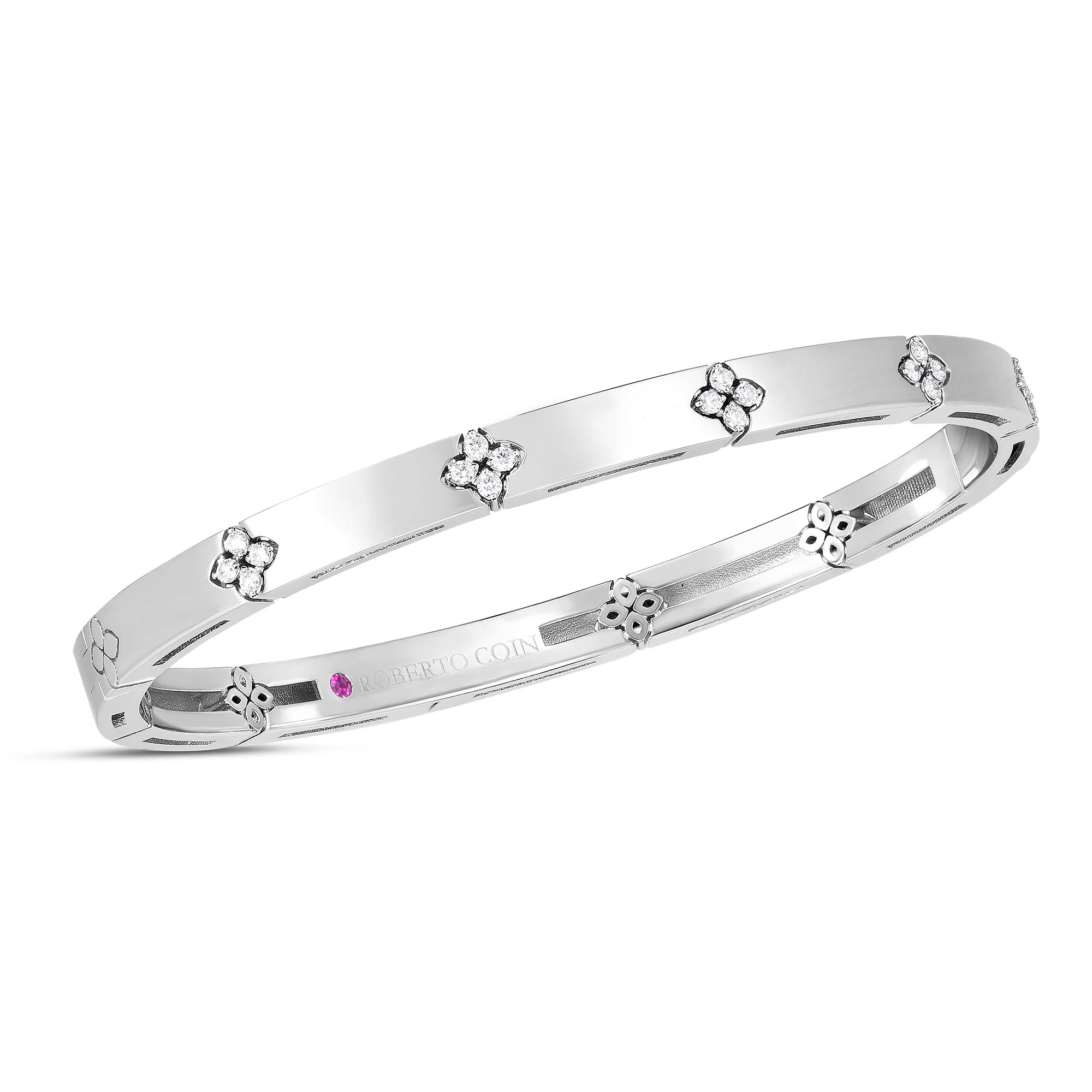 LOVE IN VERONA BANGLE WITH DIAMONDS - Image 5