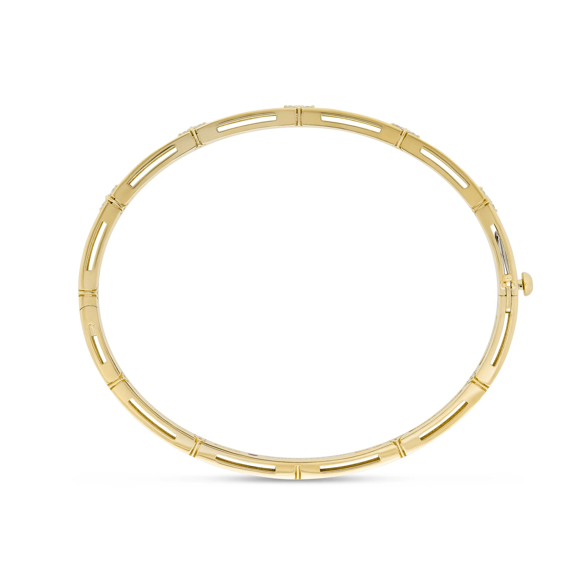 LOVE IN VERONA BANGLE WITH DIAMONDS - Image 3