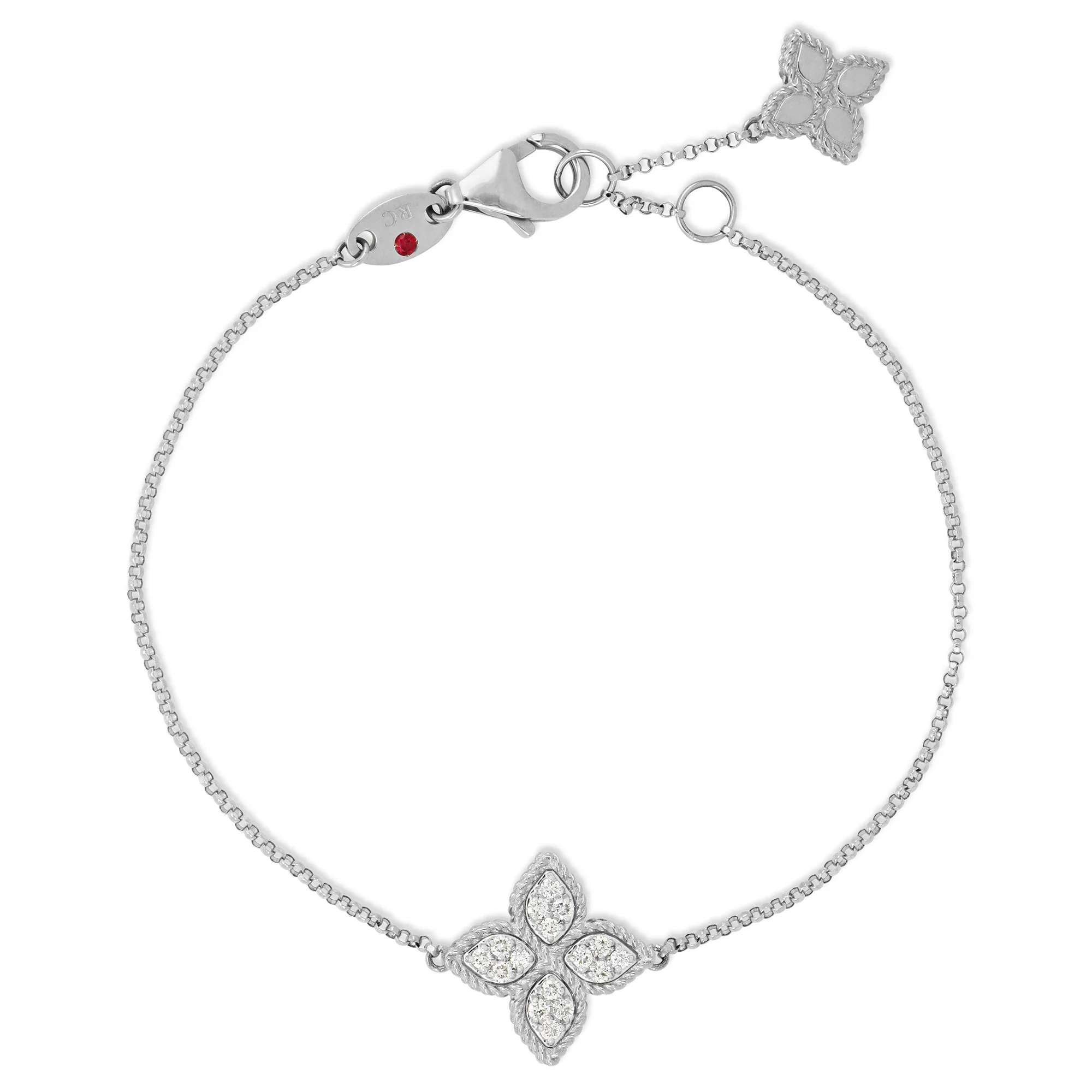PRINCESS FLOWER BRACELET WITH DIAMONDS - Image 5