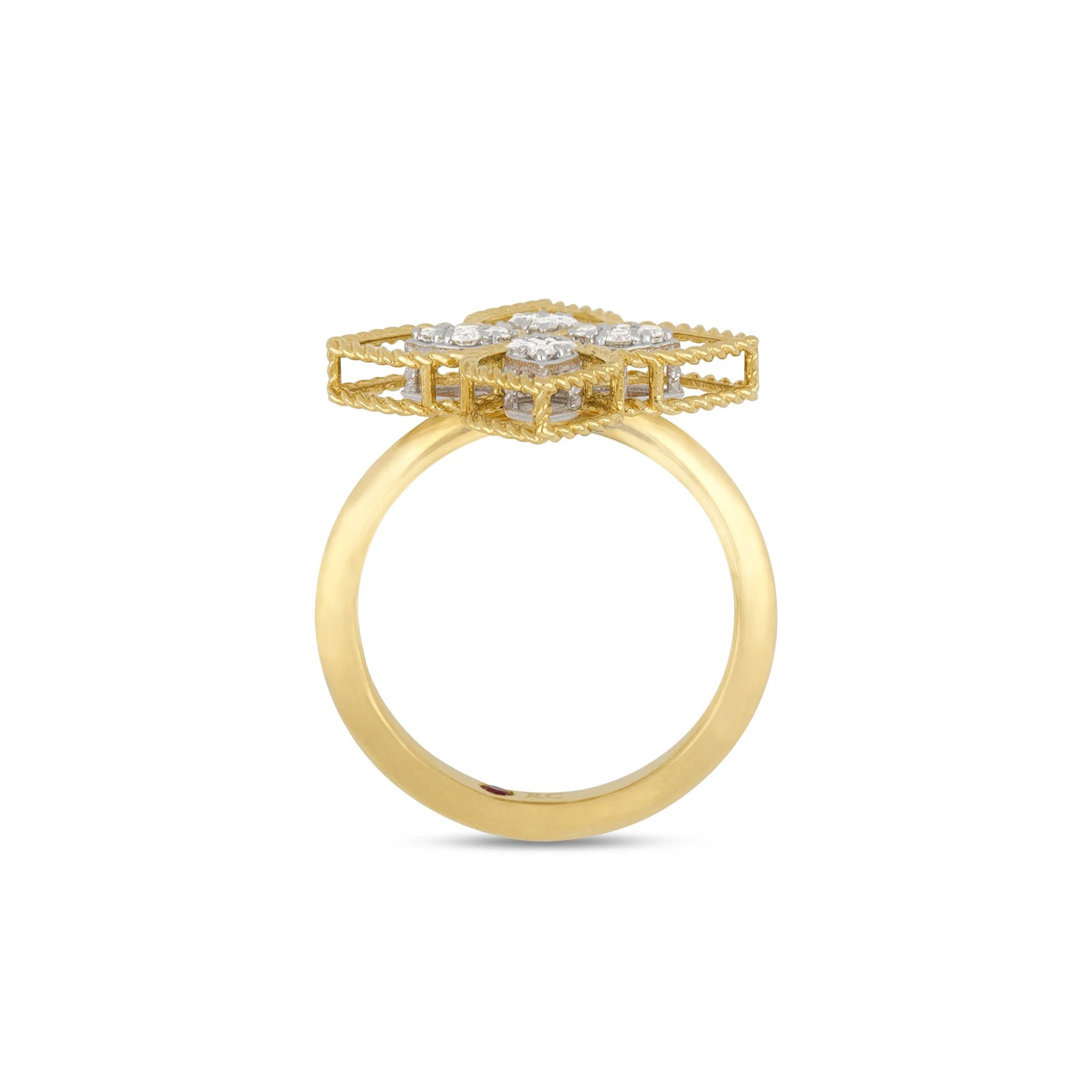 DESERT FLOWER RING WITH DIAMONDS - Image 3