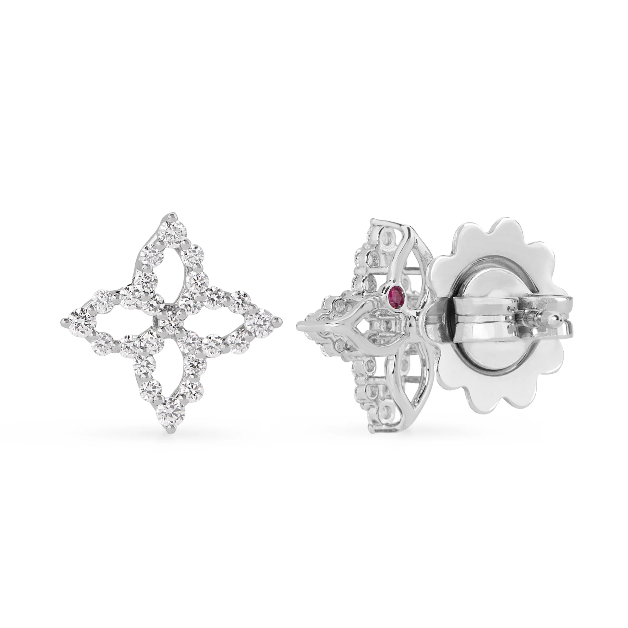 DIAMOND PRINCESS EARRINGS FOR CAROUSEL WITH DIAMONDS - Image 2