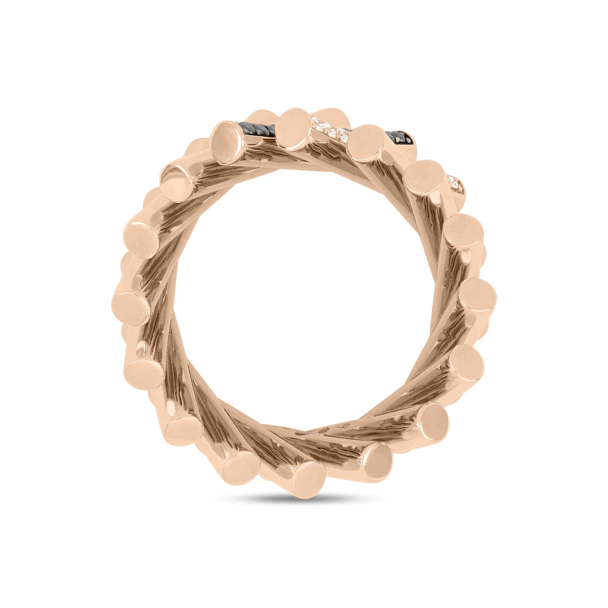 DOMINO RING WITH DIAMONDS - Image 3