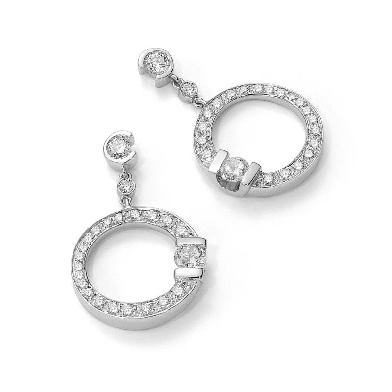 EARRINGS  CENTO DIAMOND  BRIDAL