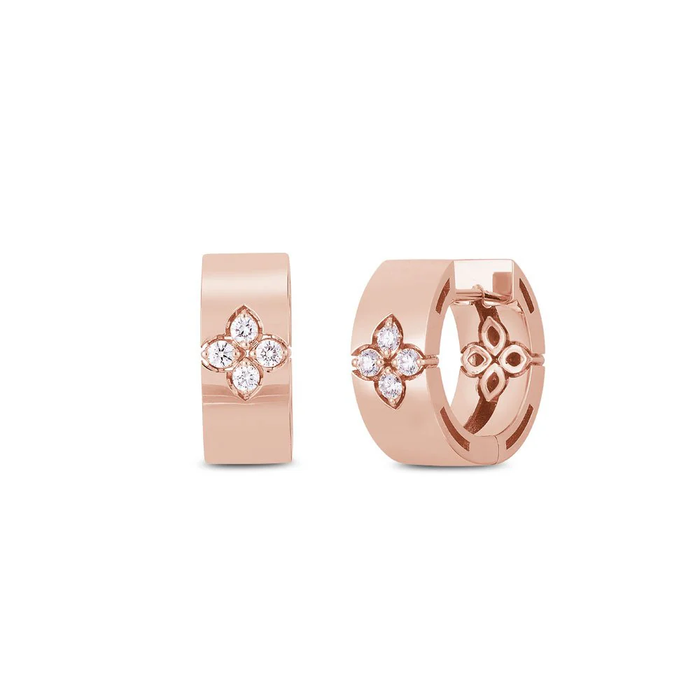 LOVE IN VERONA EARRINGS WITH DIAMONDS - Image 2