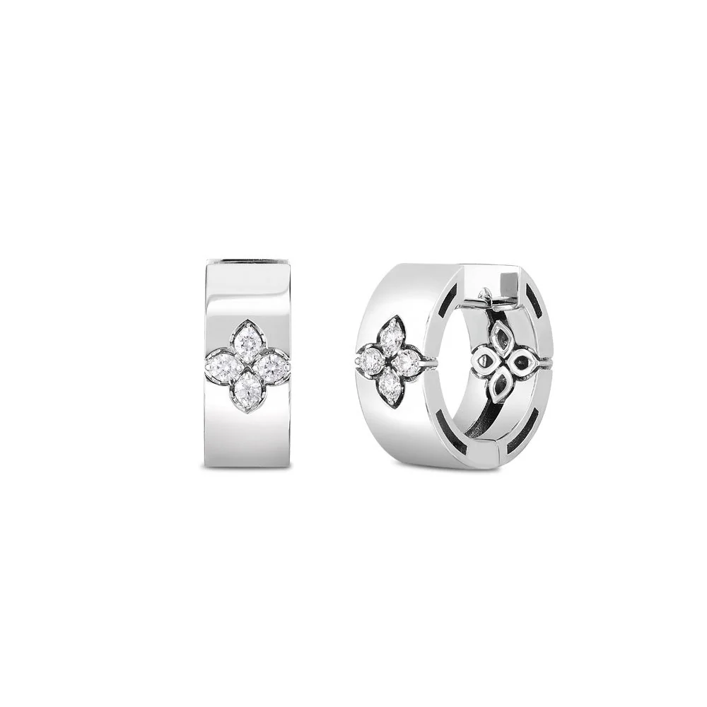 LOVE IN VERONA EARRINGS WITH DIAMONDS - Image 3