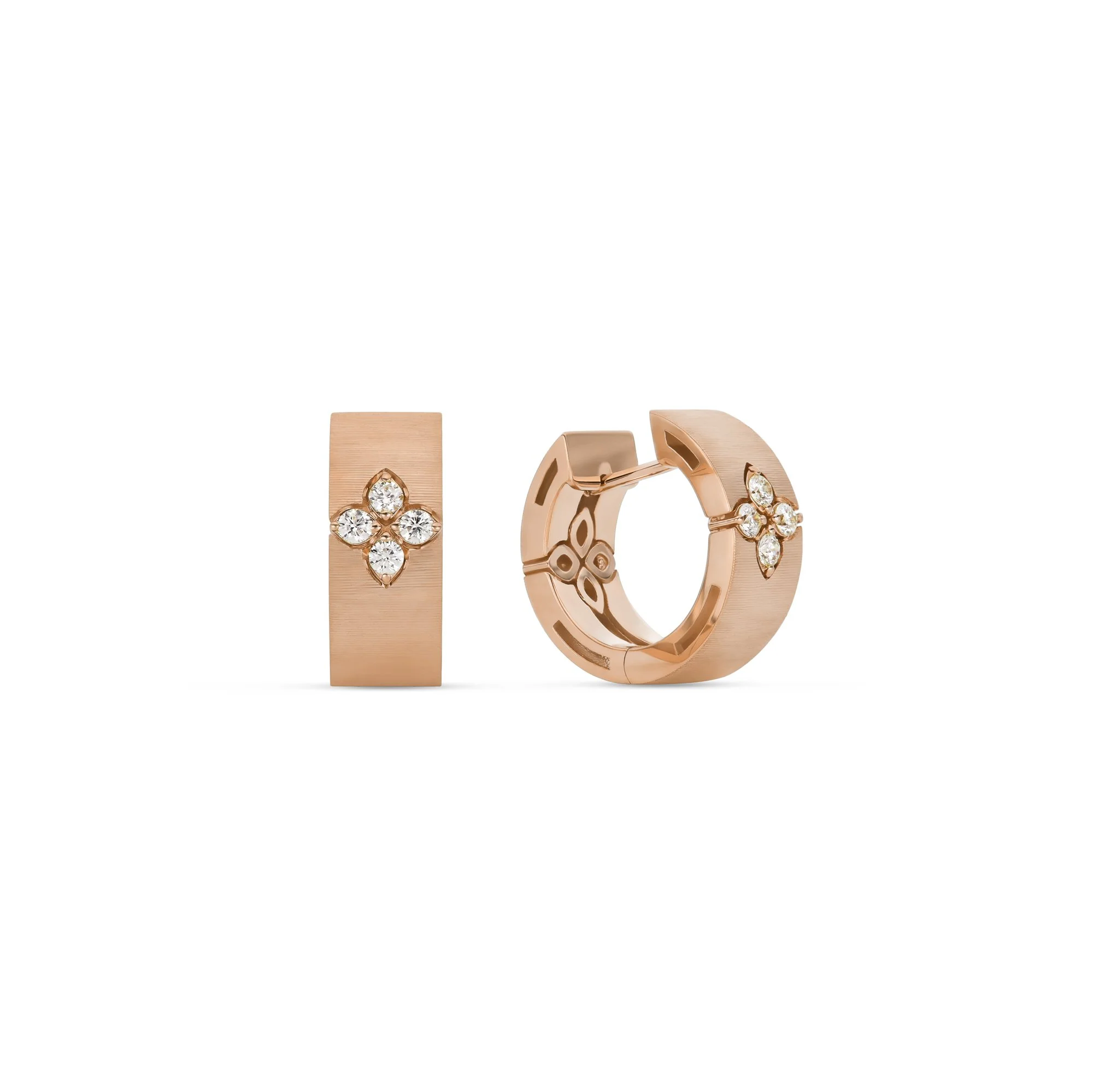 LOVE IN VERONA EARRINGS WITH DIAMONDS - Image 2