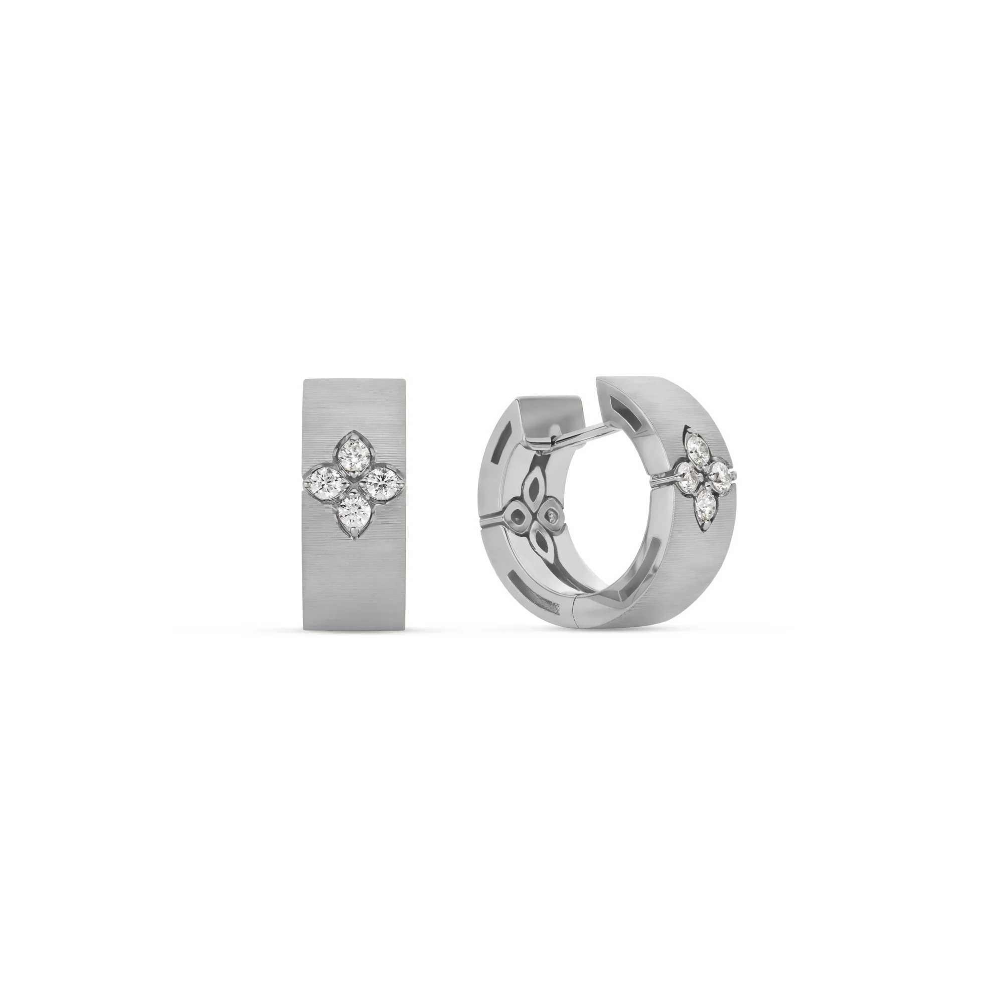 LOVE IN VERONA EARRINGS WITH DIAMONDS - Image 3