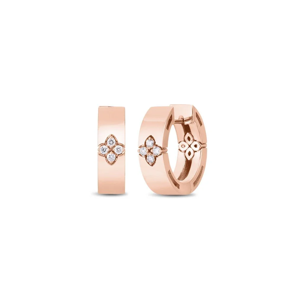 LOVE IN VERONA EARRINGS WITH DIAMONDS - Image 3
