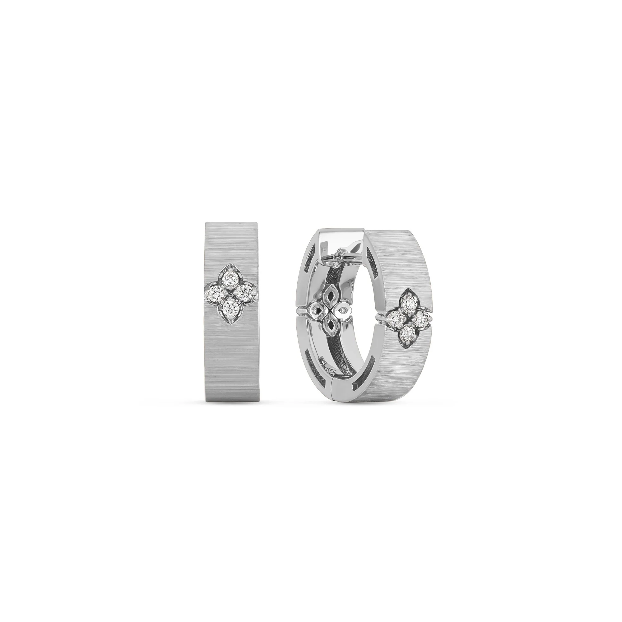 LOVE IN VERONA EARRINGS WITH DIAMONDS - Image 3