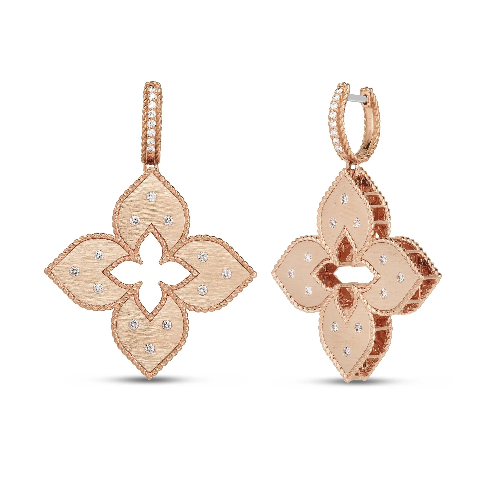 VENETIAN PRINCESS EARRINGS WITH DIAMONDS - Image 3