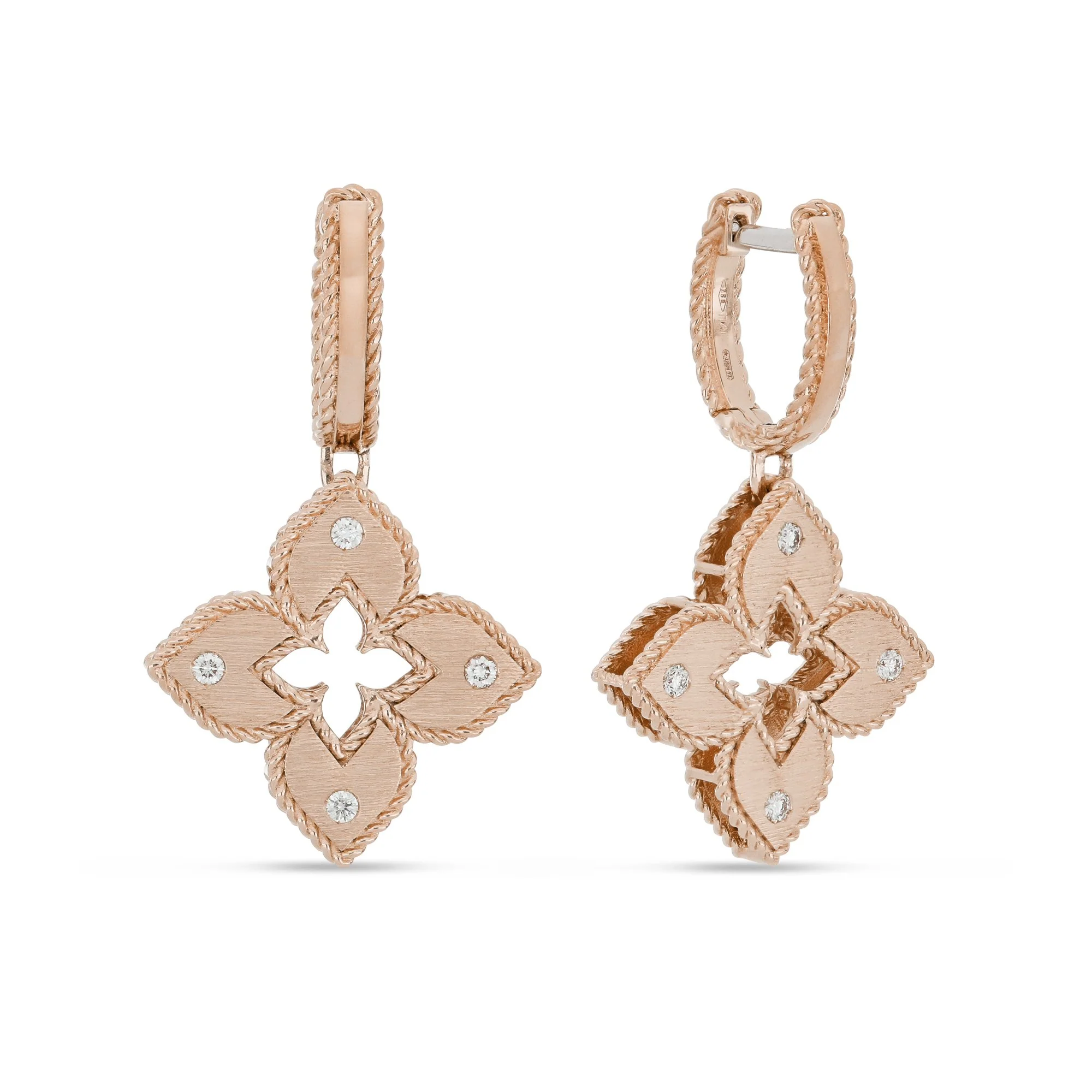 VENETIAN PRINCESS EARRINGS WITH DIAMONDS - Image 2