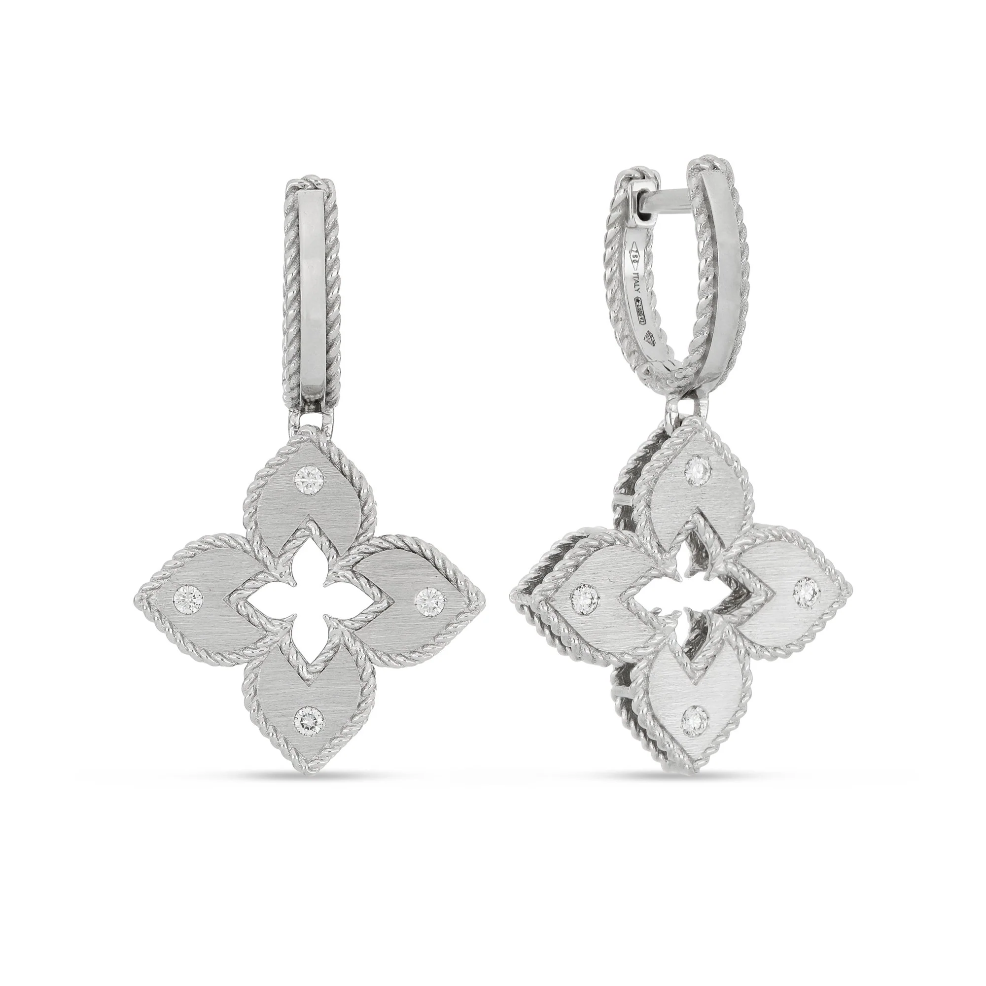 VENETIAN PRINCESS EARRINGS WITH DIAMONDS - Image 3