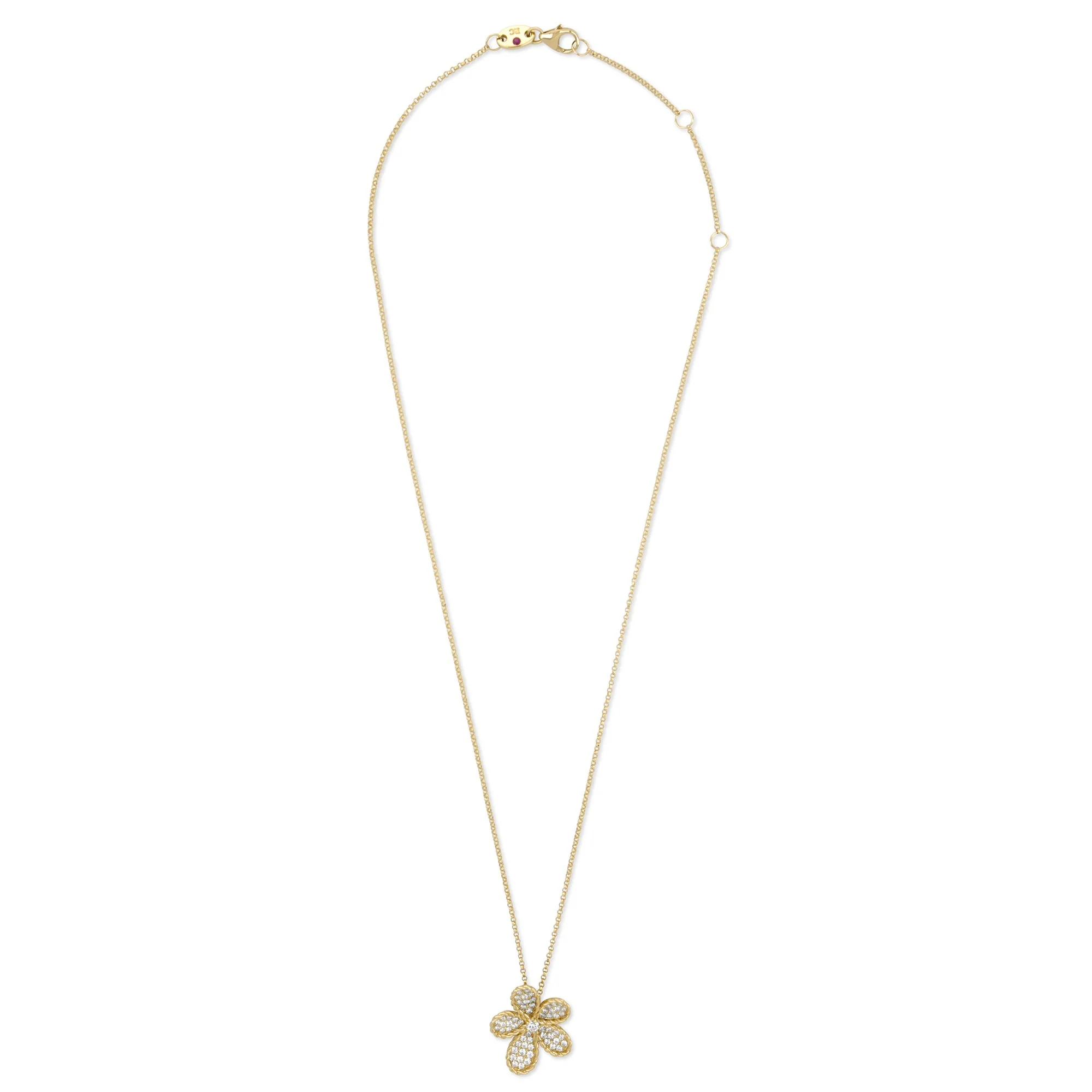 JASMINE NECKLACE WITH DIAMONDS - Image 2