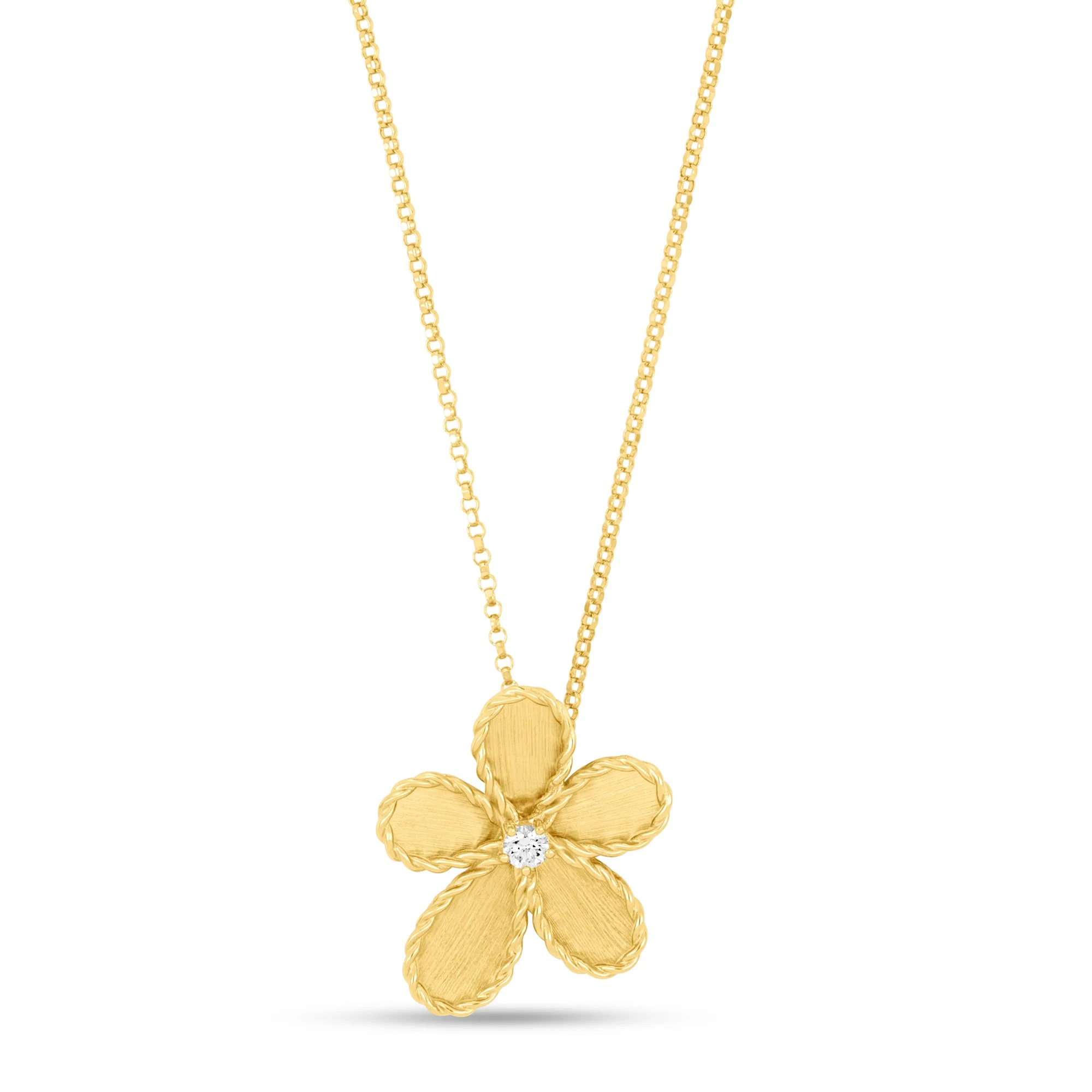 JASMINE NECKLACE WITH DIAMONDS