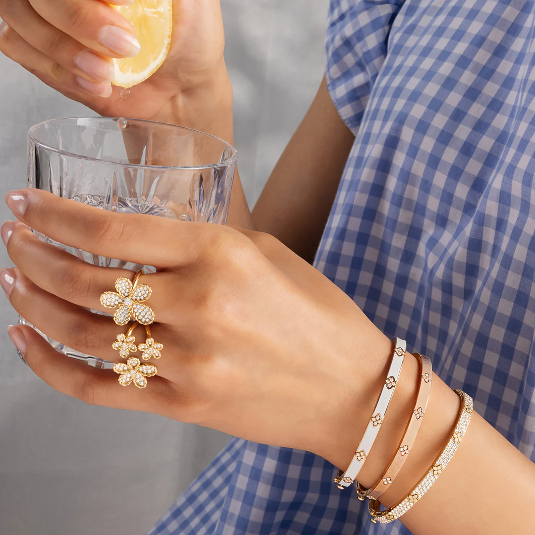 JASMINE RING WITH DIAMONDS - Image 4