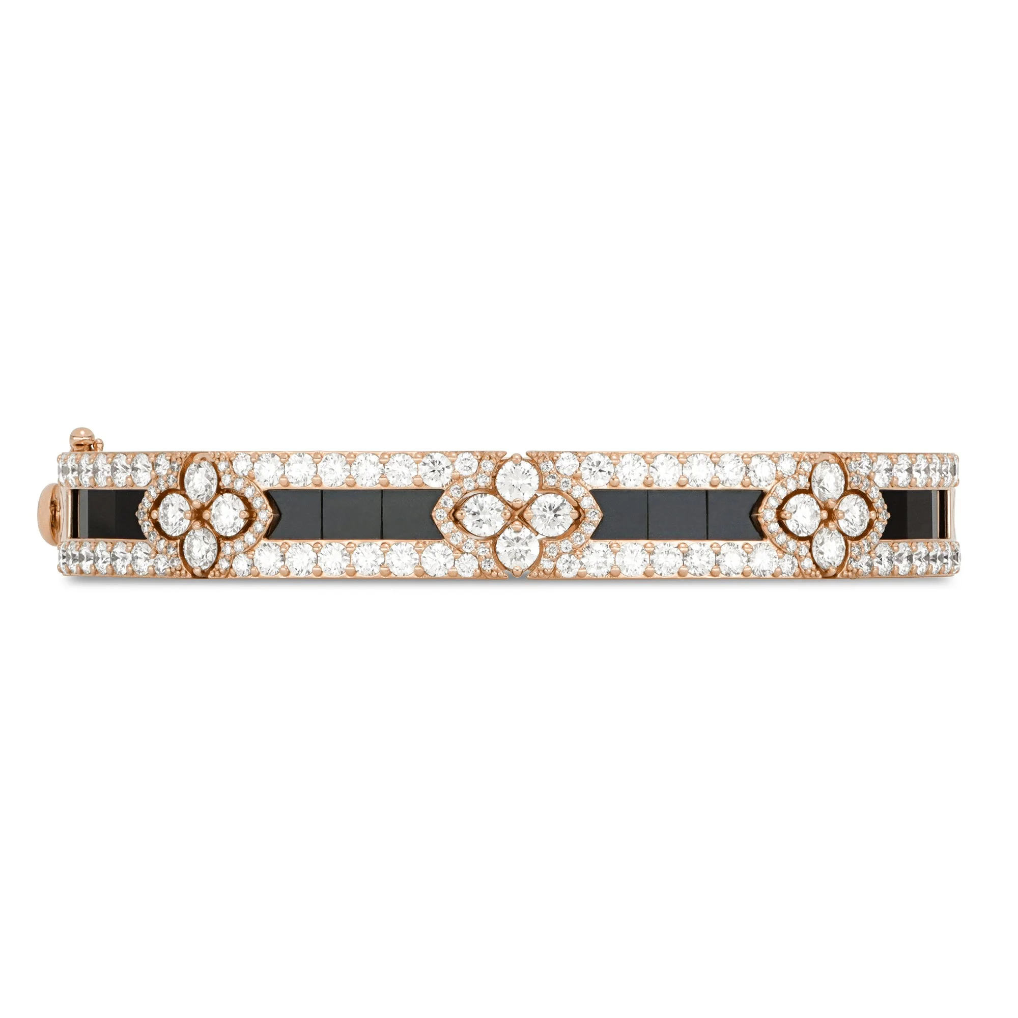 LOVE IN VERONA BANGLE WITH BLACK JADE AND DIAMONDS - Image 2