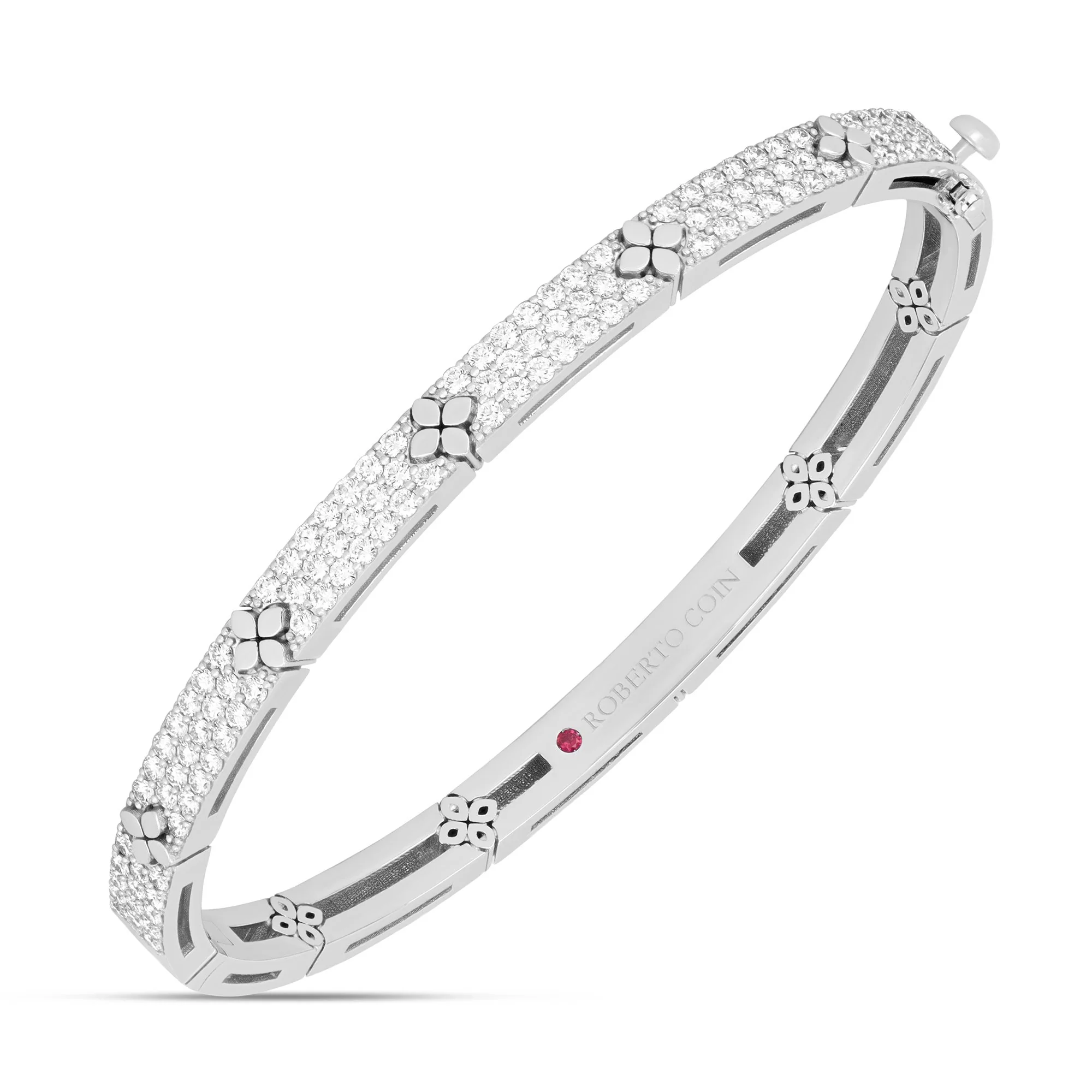 LOVE IN VERONA BANGLE WITH DIAMONDS - Image 4