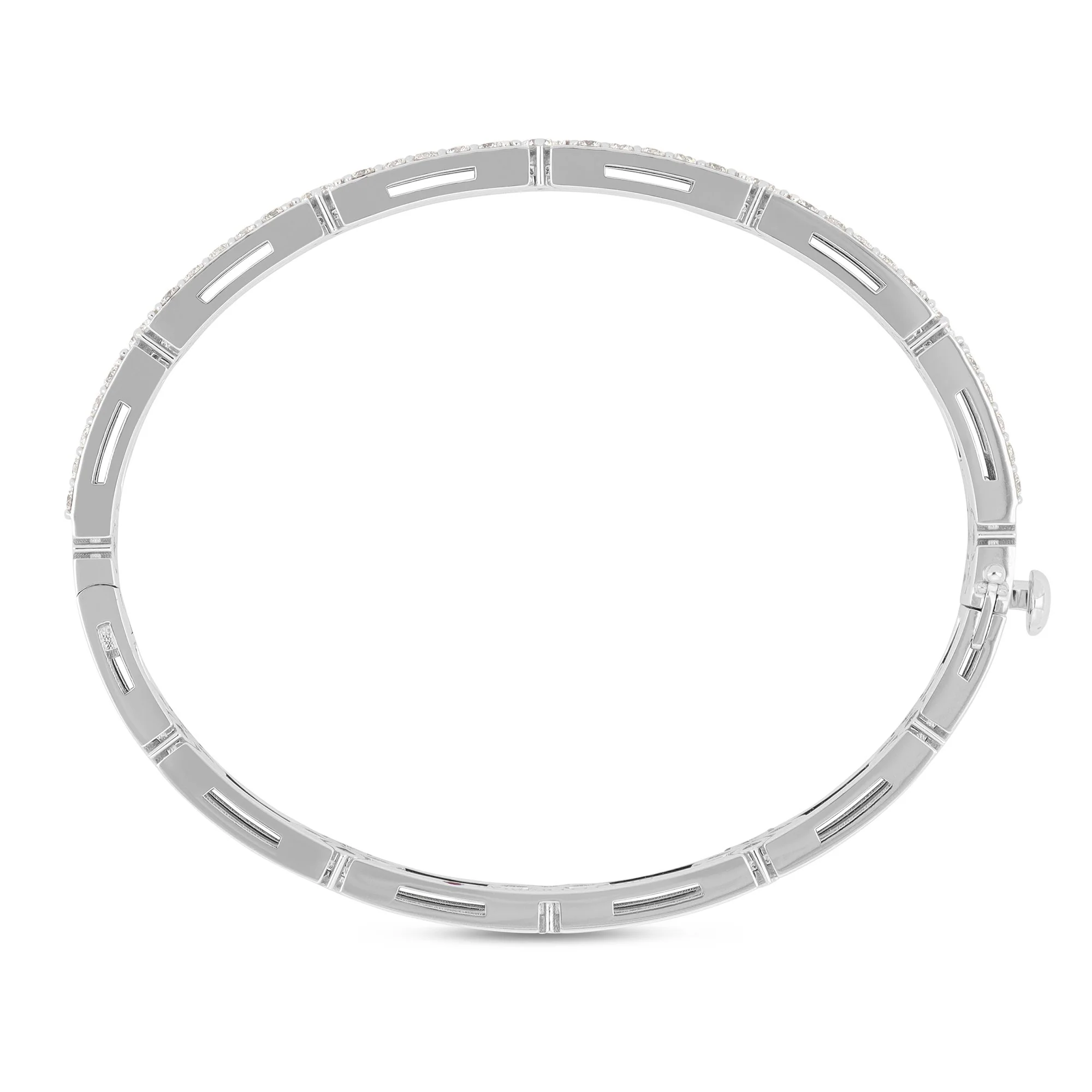 LOVE IN VERONA BANGLE WITH DIAMONDS - Image 4