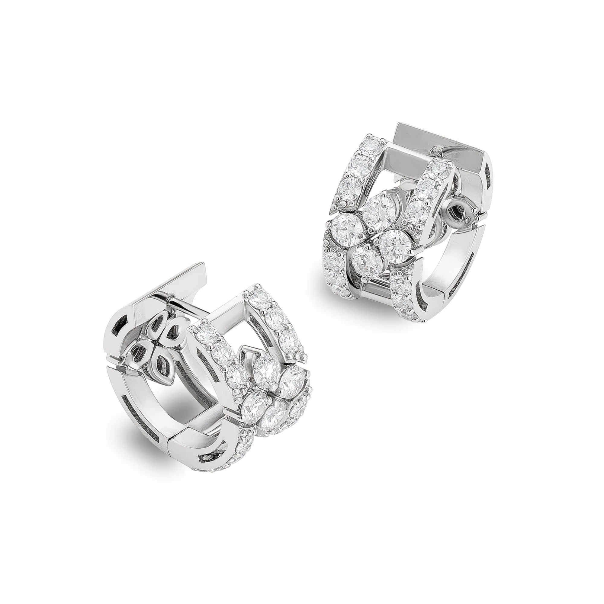 LOVE IN VERONA EARRINGS WITH DIAMONDS - Image 2