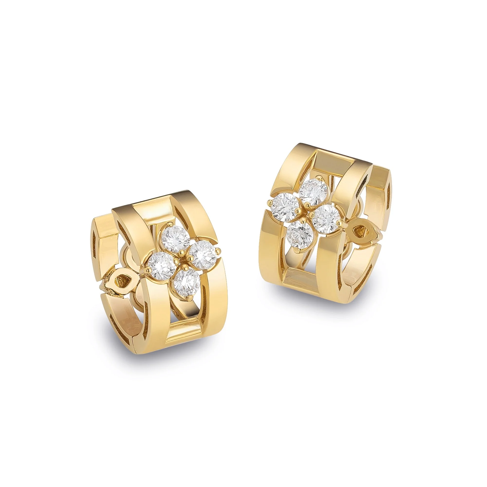 LOVE IN VERONA EARRINGS WITH DIAMONDS - Image 2