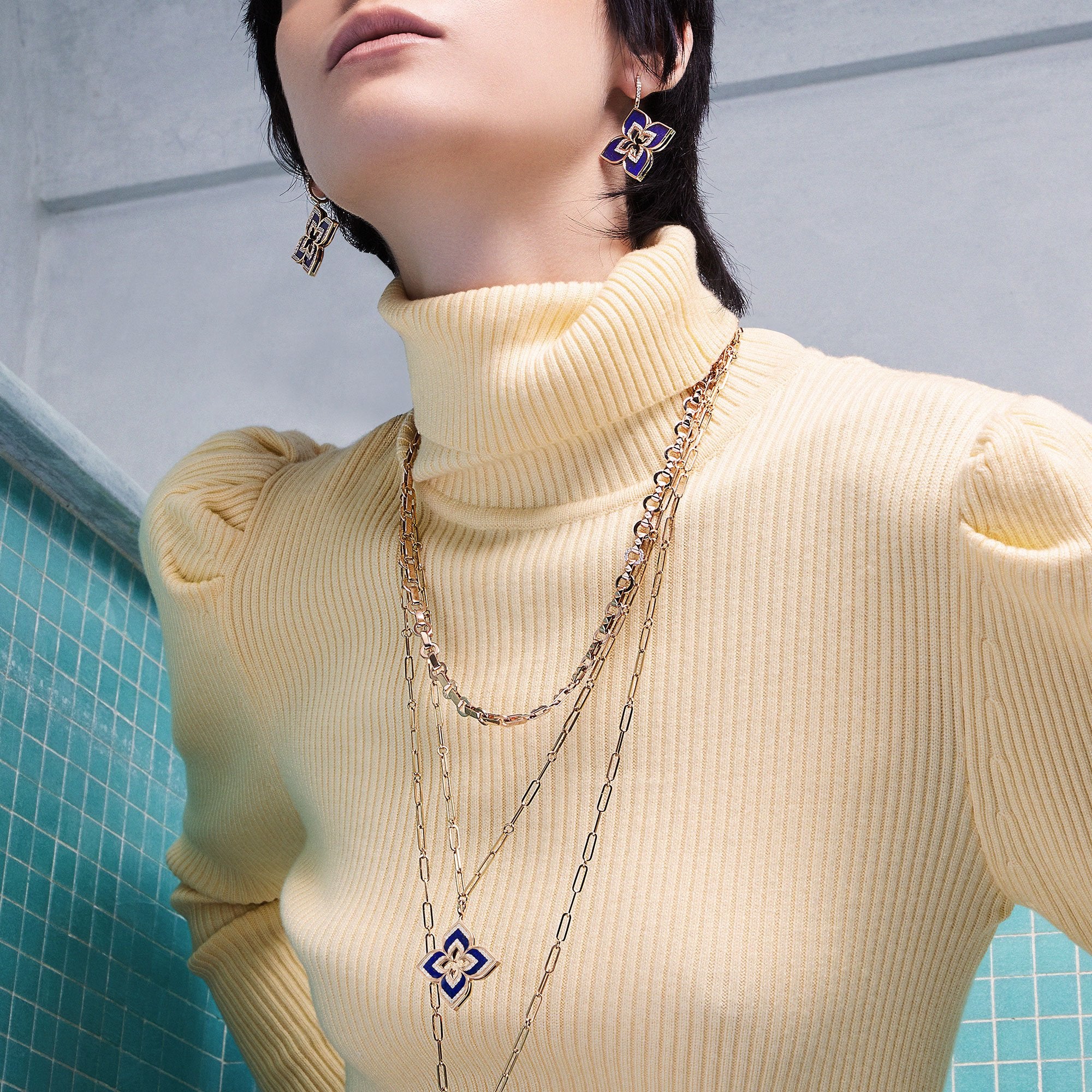 VENETIAN PRINCESS PENDANT WITH DIAMONDS AND LAPIS - Image 3