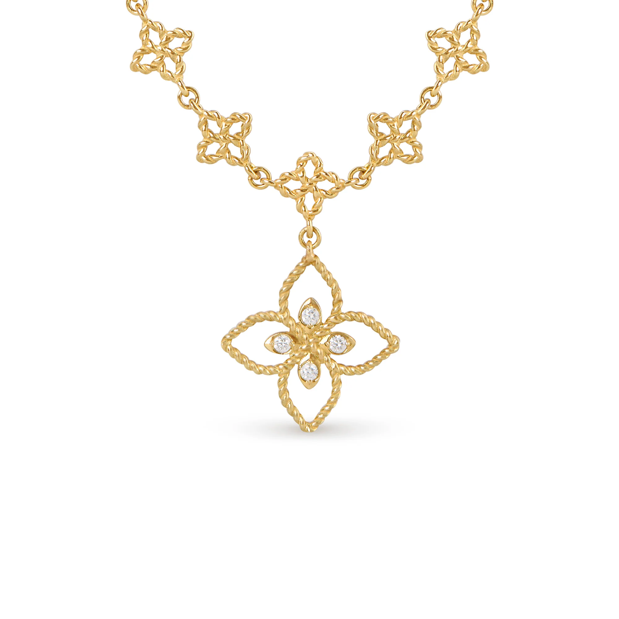 PRINCESS FLOWER NECKLACE FOR CAROUSEL WITH DIAMONDS - Image 3