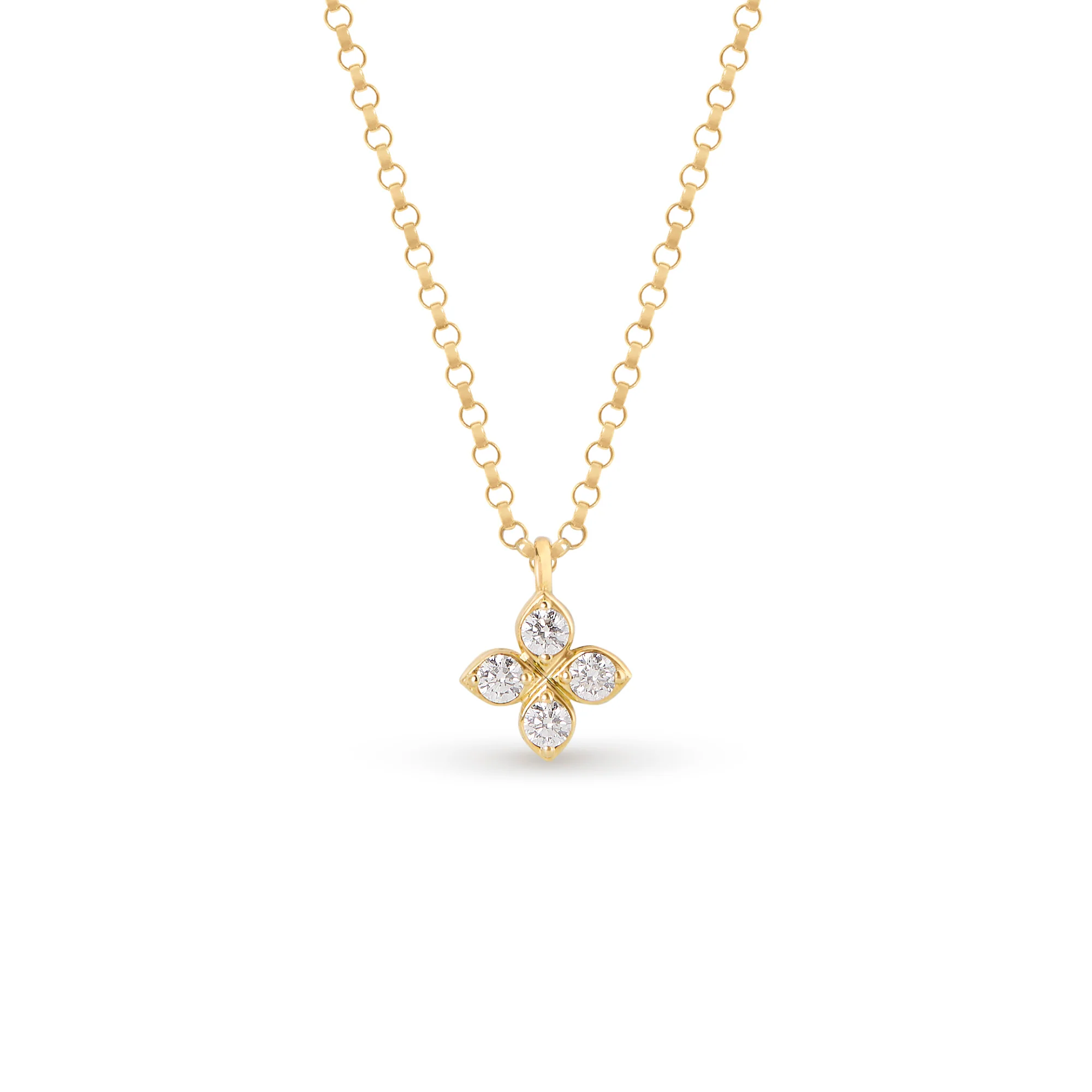 PRINCESS FLOWER NECKLACE FOR CAROUSEL WITH DIAMONDS