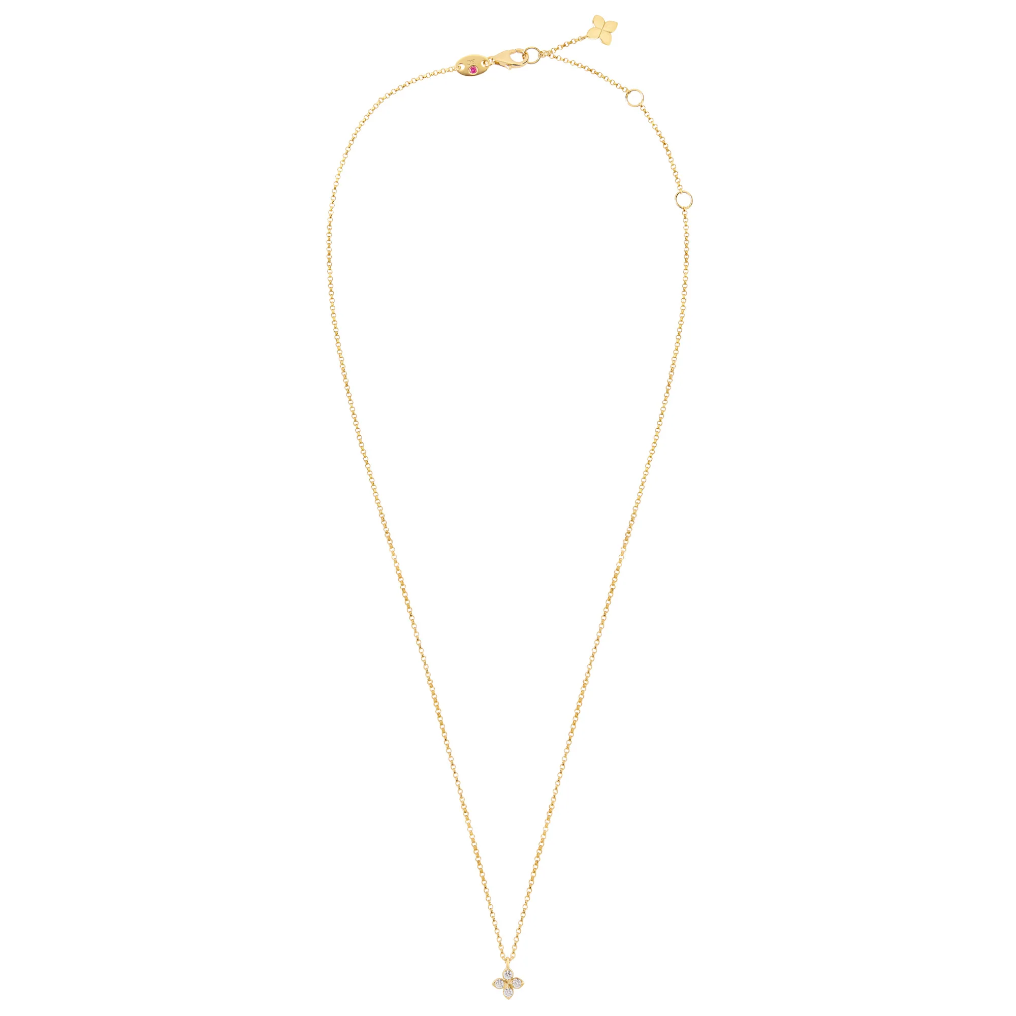PRINCESS FLOWER NECKLACE FOR CAROUSEL WITH DIAMONDS - Image 2