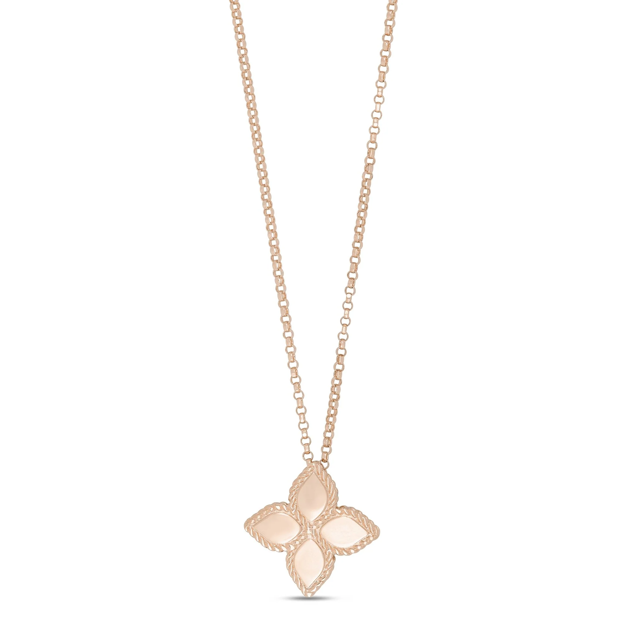 PRINCESS FLOWER PENDANT IN GOLD - Image 3