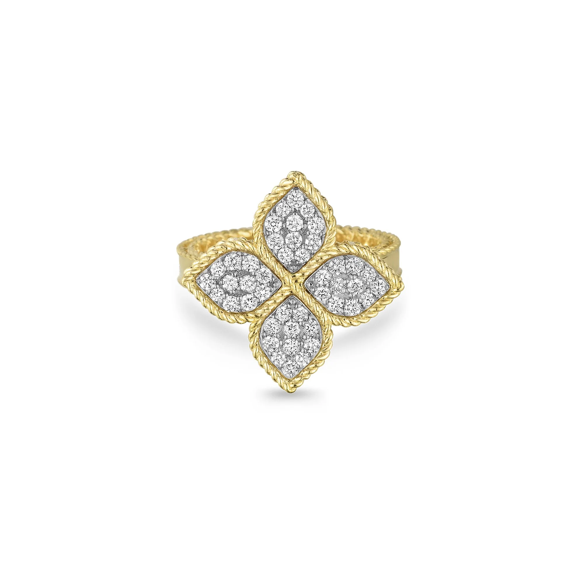 PRINCESS FLOWER RING WITH DIAMONDS - Image 2