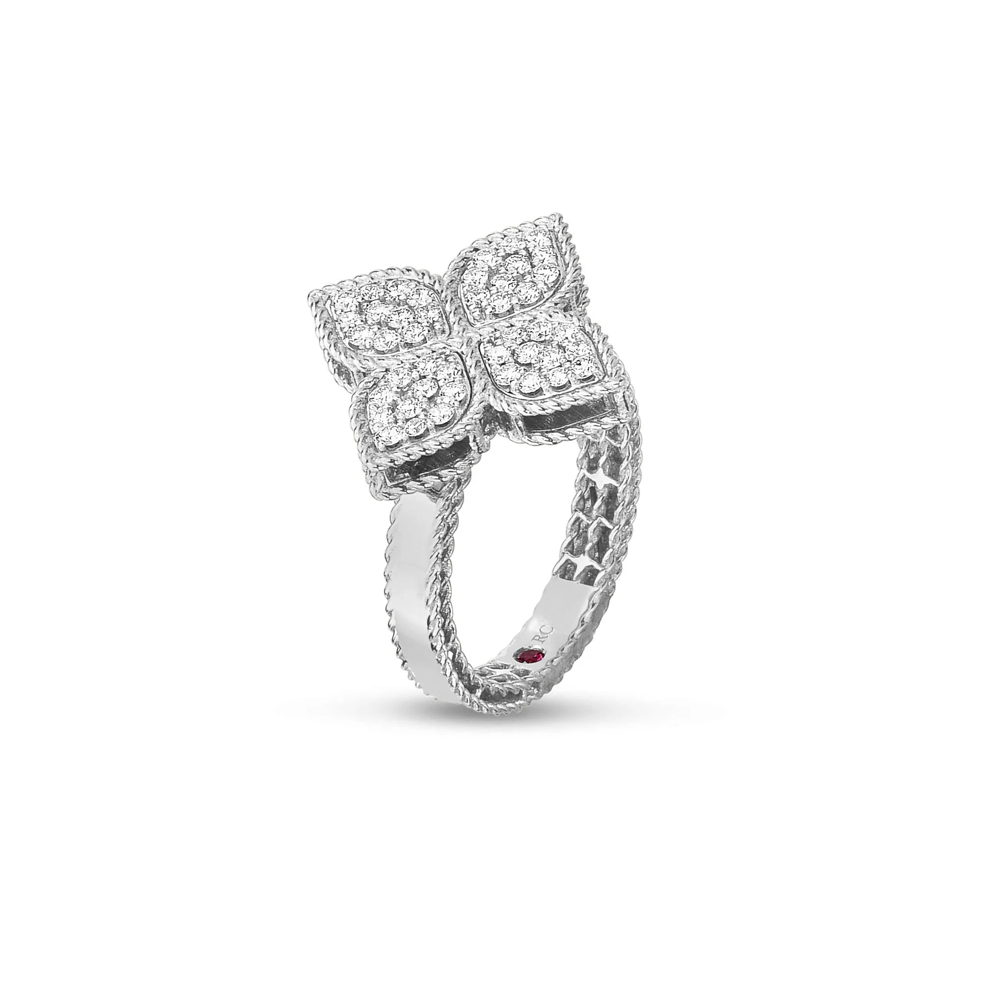PRINCESS FLOWER RING WITH DIAMONDS - Image 4