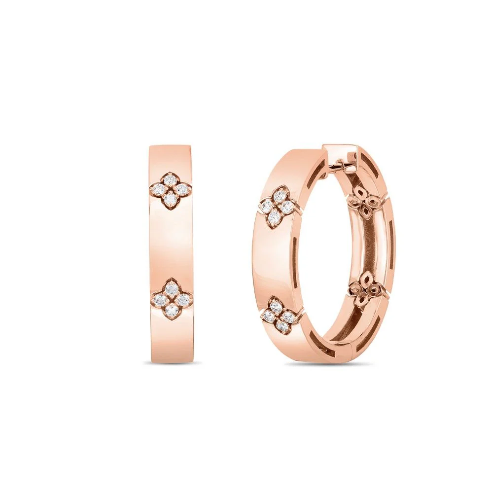 LOVE IN VERONA EARRINGS WITH DIAMONDS - Image 3