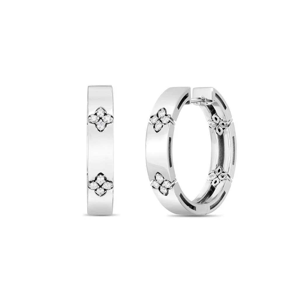 LOVE IN VERONA EARRINGS WITH DIAMONDS - Image 4