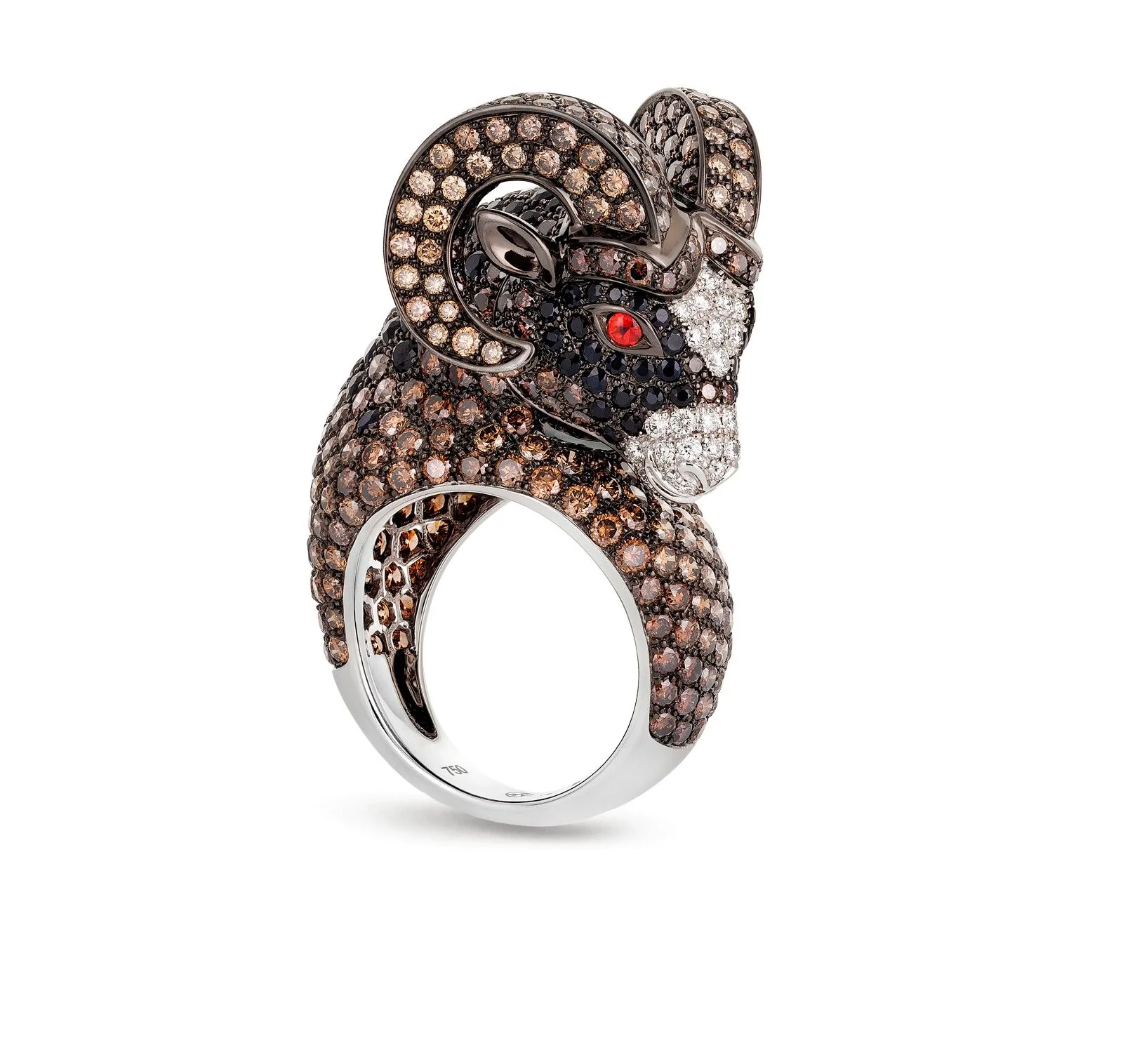 RING DIAMONDS ANIMALIER