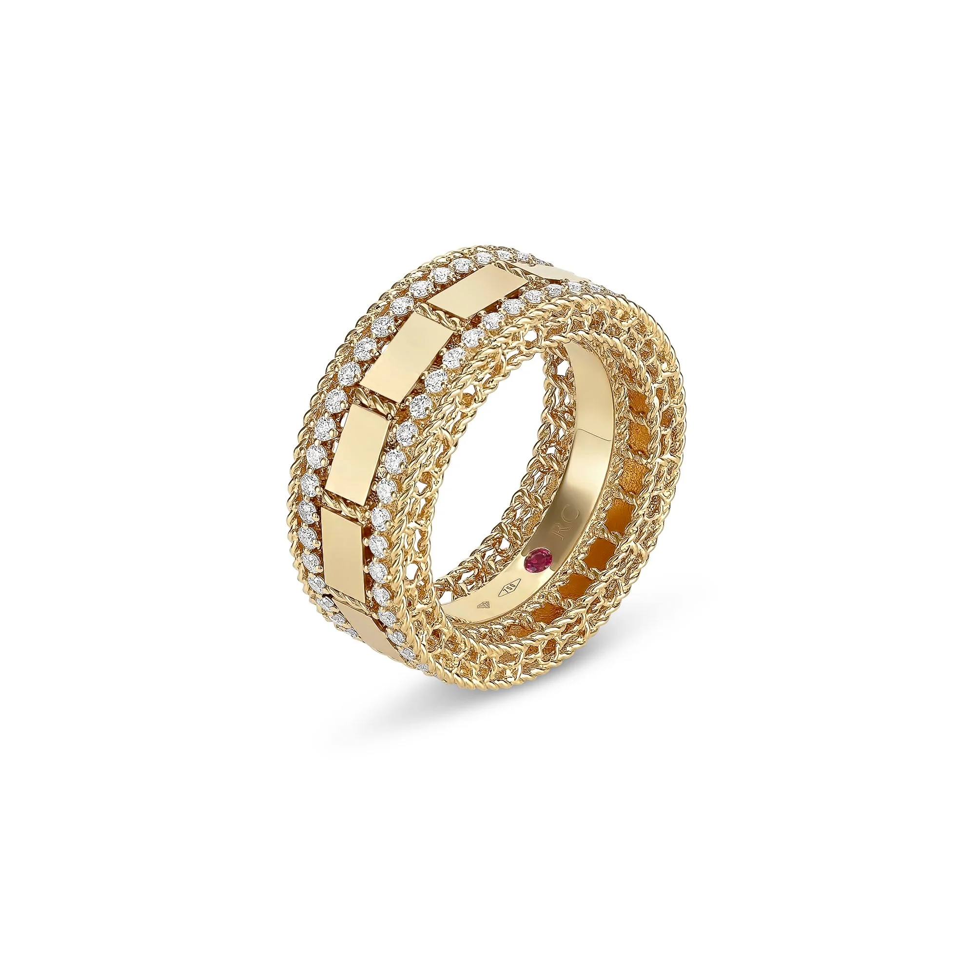 ART DECO RING WITH DIAMONDS