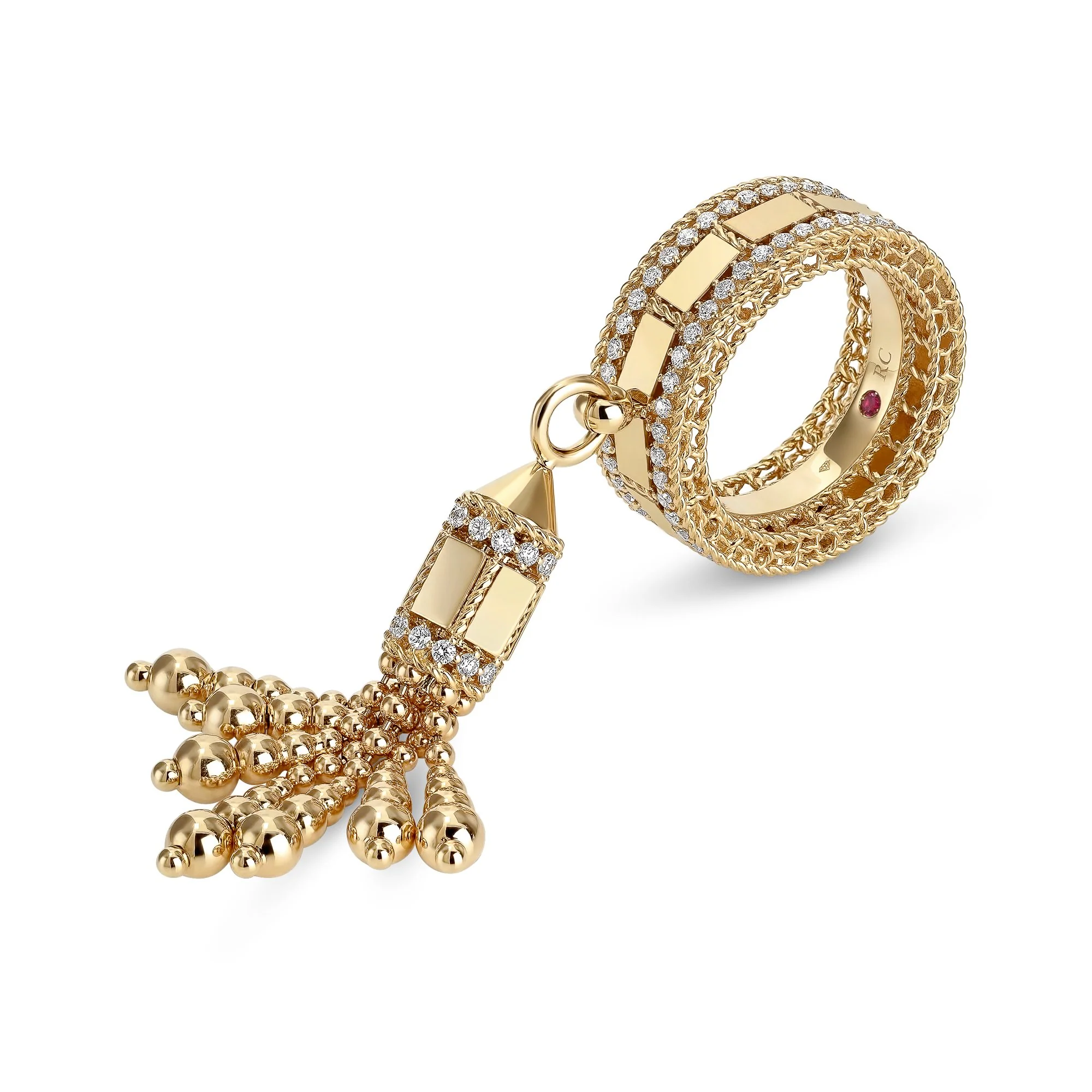 ART DECO RING WITH DIAMONDS