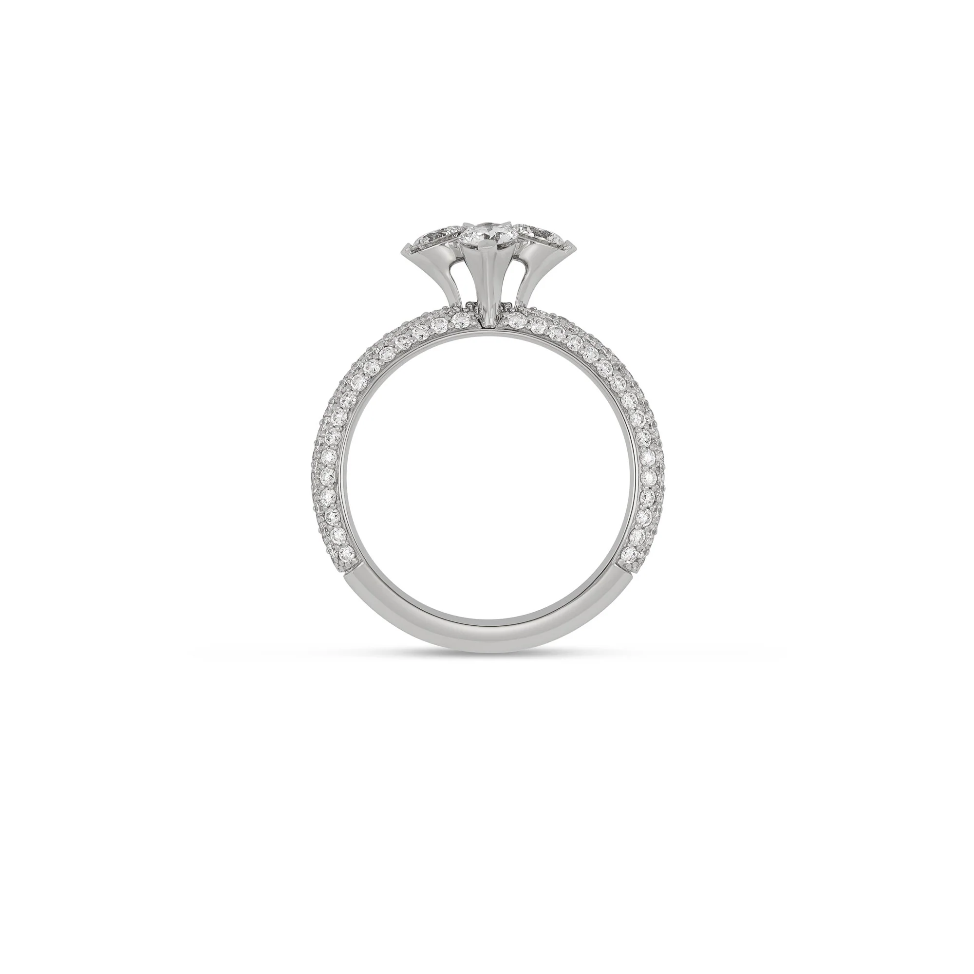 LOVE IN VERONA RING WITH DIAMONDS - Image 3