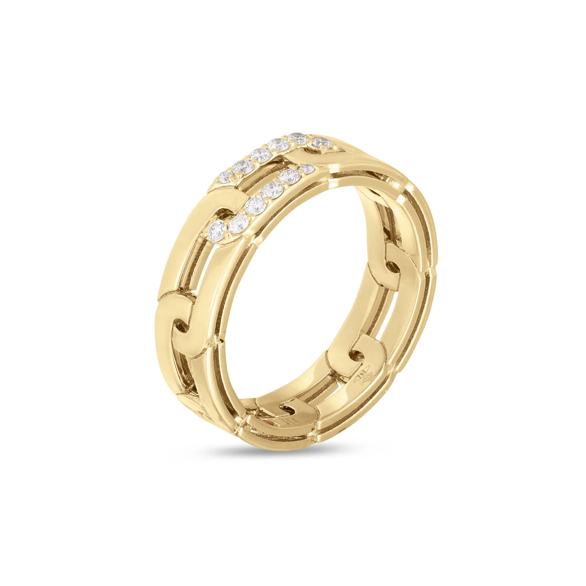 NAVARRA RING WITH DIAMONDS