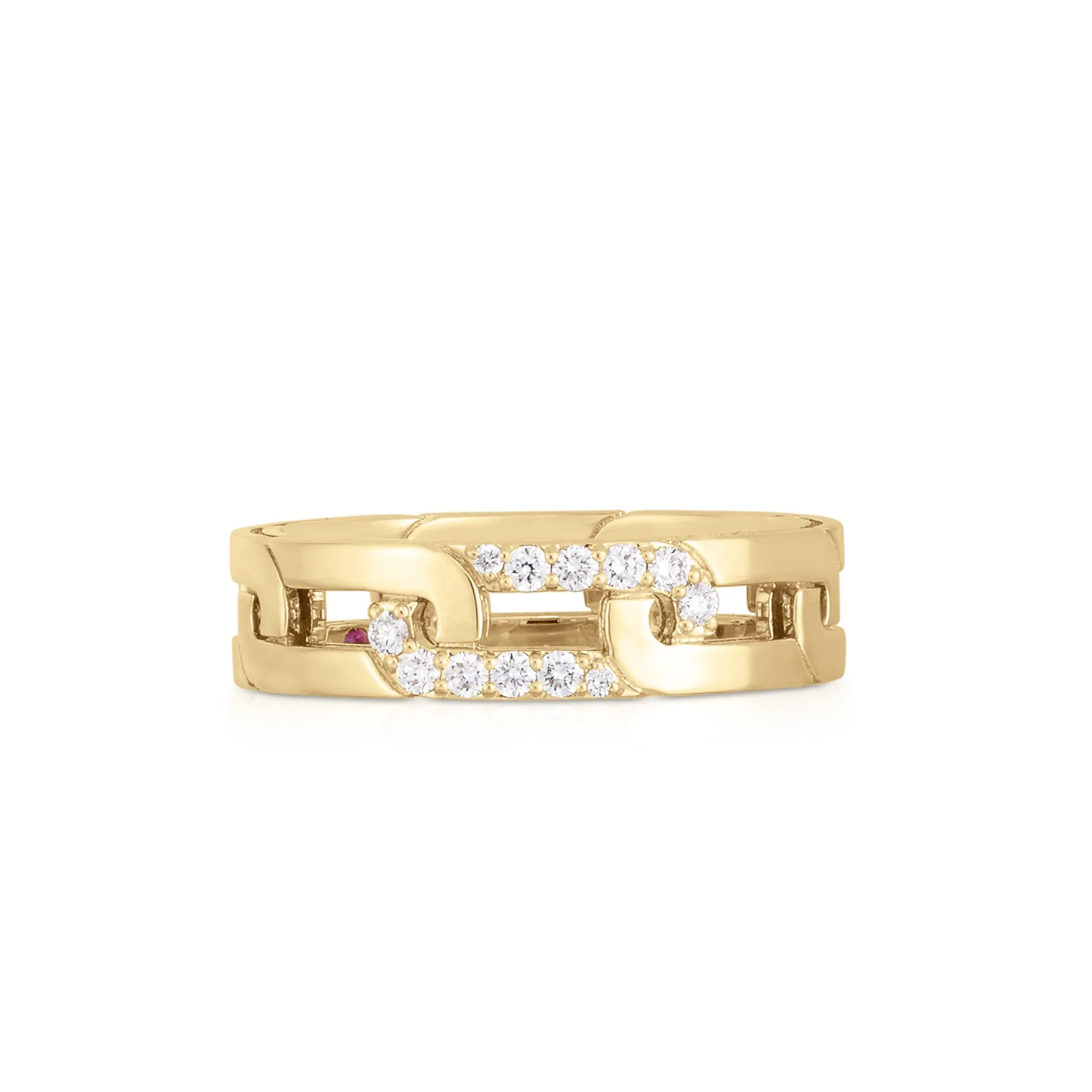 NAVARRA RING WITH DIAMONDS - Image 2