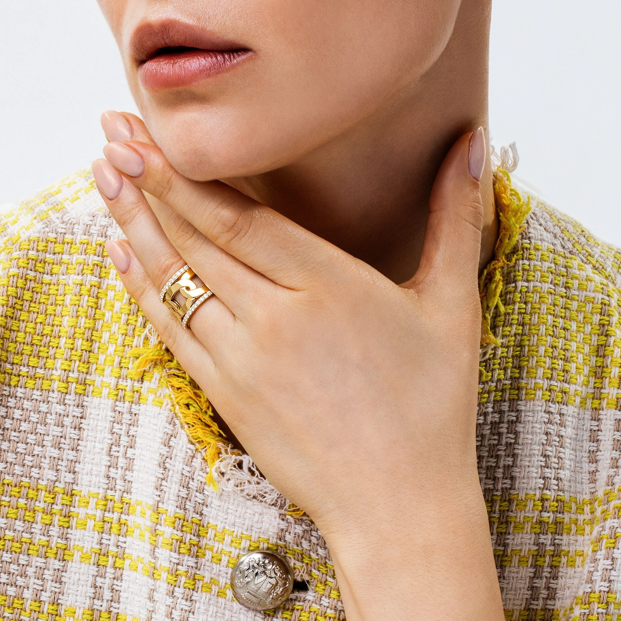 NAVARRA RING WITH DIAMONDS - Image 4