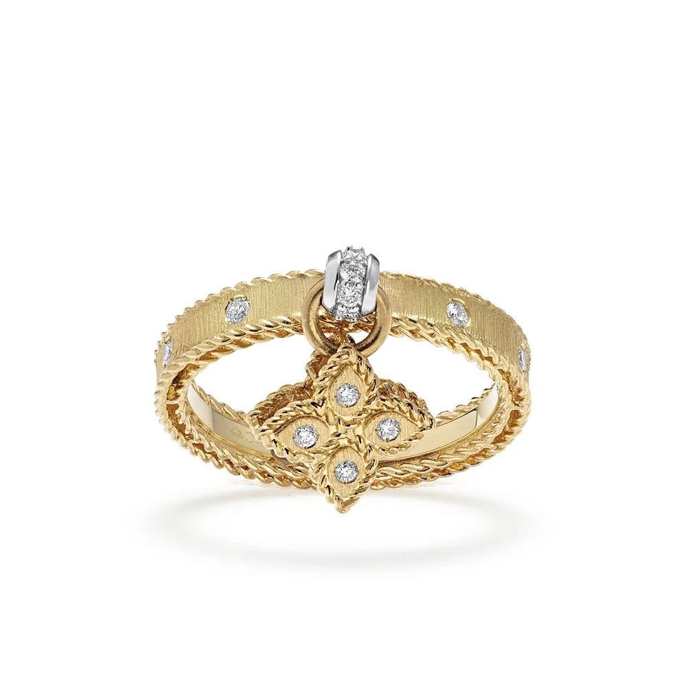 PRINCESS RING WITH DIAMONDS - Image 2