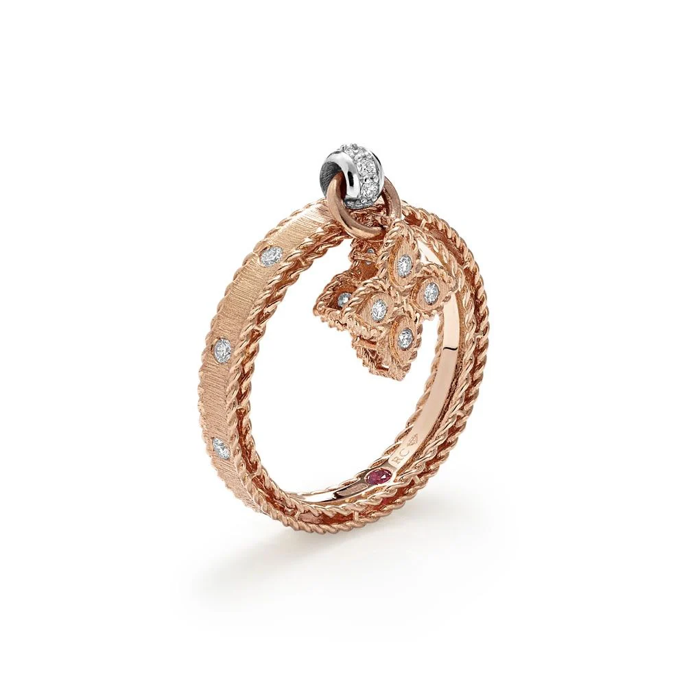 PRINCESS RING WITH DIAMONDS - Image 3