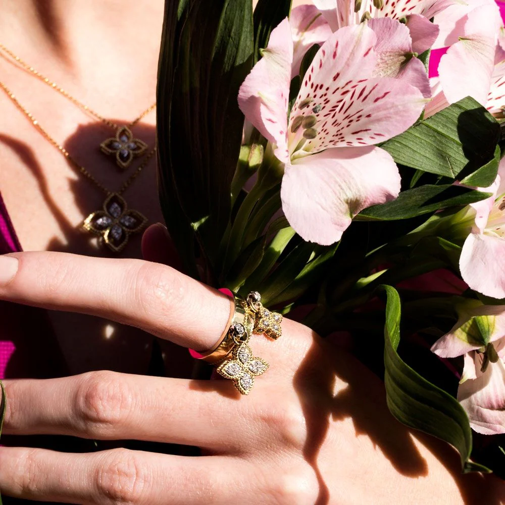 PRINCESS RING WITH DIAMONDS - Image 4