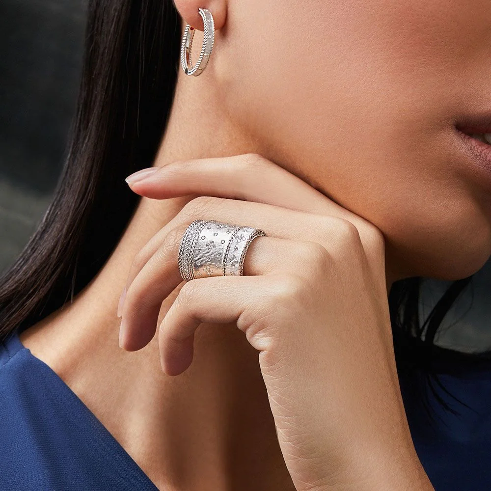 PRINCESS RING WITH DIAMONDS - Image 4